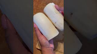 Peeling Yuca