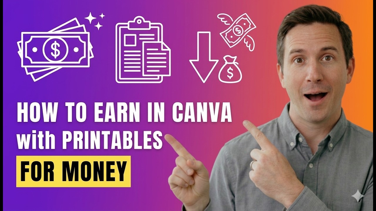 How to Earn in Canva Using Printables | Beginner Guide - YouTube
