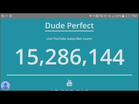 dude perfect subscriber count