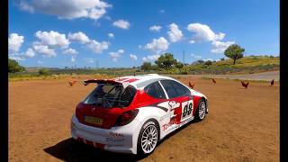 4K RELAXING DRIVE | Peugeot 207 Super 2000 | Pure Rally Sound | FH5