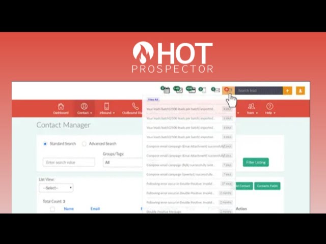 LIVE DEMO OF HOT PROSPECTOR