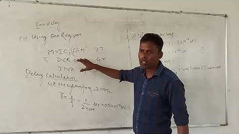Time delay Program Using One Register by Varun Pratap Singh