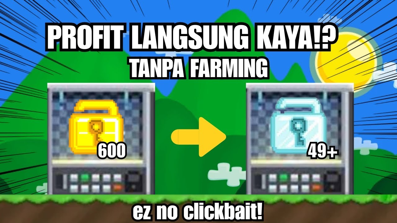 Profit Cepet Kaya! Cobain Sekarang juga! | Growtopia 2026 