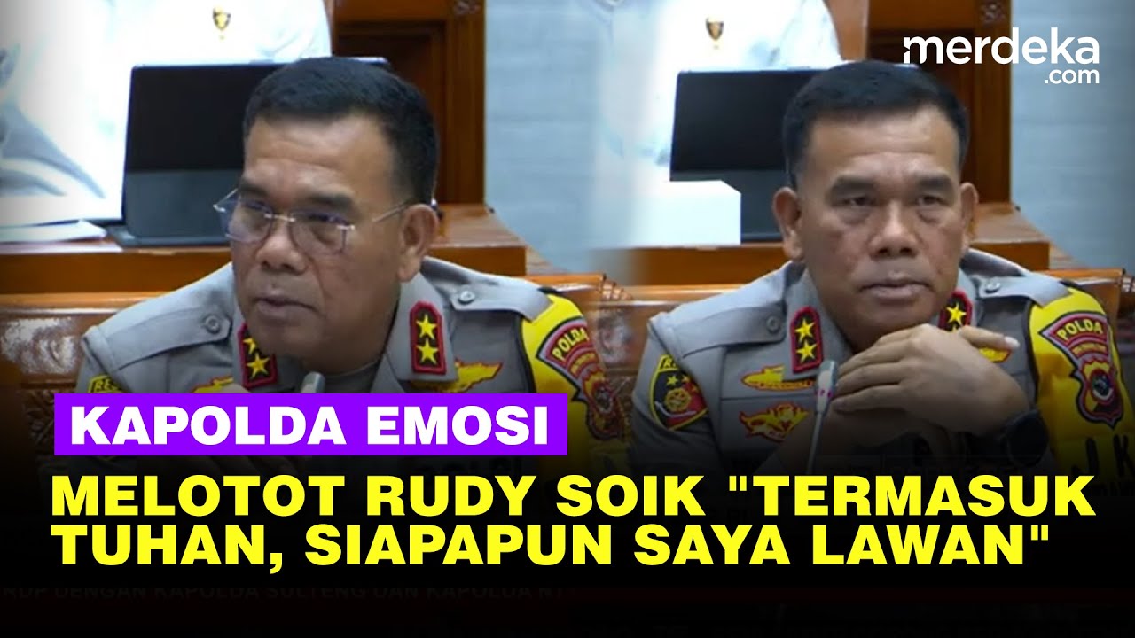 Jenderal Polisi Emosi Melotot Dengar Ucapan Ipda Rudy Soik: Siapapun Saya Lawan Termasuk Tuhan