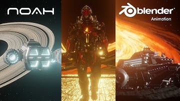 My first character animation in blender