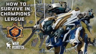 HOW TO SURVIVE IN CHAMPION LEAGUE! SONIC LUCHADOR KILLS 5 TITANS! (War Robots)