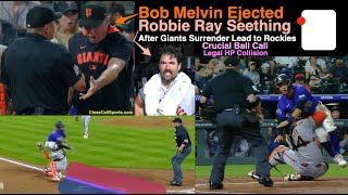 E152 - Bob Melvin Ejected, HP Collision b/w Tyler Freeman & Patrick Bailey is LEGAL Says Dan Bellino