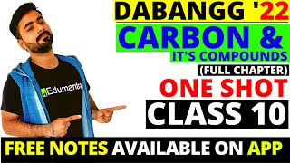 Carbon and its Compound Class 10 Full Chapter | One Shot  CBSE Science | Dabangg