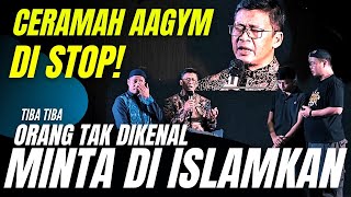 Ceramah Aa Gym DI STOP! Ada orang tak dikenal minta di Islamkan