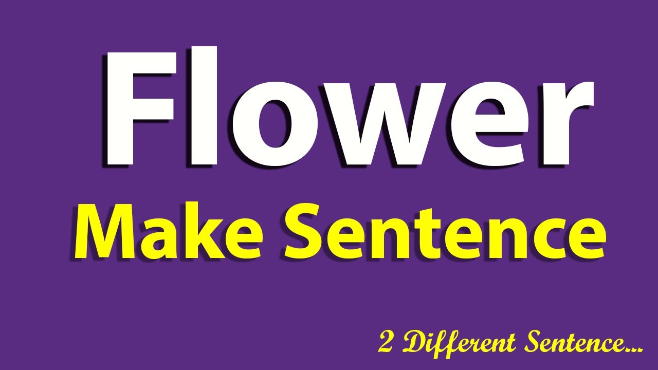 Составьте предложения со словом Flower. Предложение со словом Flower на английском языке. Использ...
