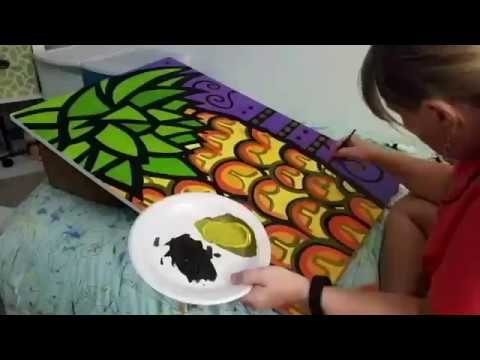 Watch Me Paint - Pineapple Speed Painting