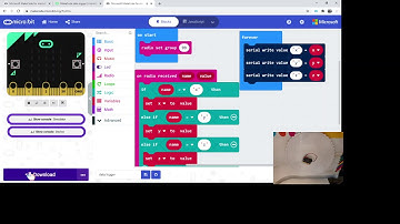 Using radio and accelerometer with the micro:bit