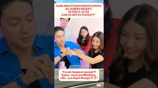 Sarwendah di pakein lotion sama gio 😍🥰 #shortvideo