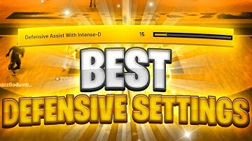 BEST DEFENSIVE SETTINGS FOR EVERY BUILD HOW TO STOP SLIDING ON DEFENSE IN NBA 2K21 BEST TIPS/TRICKS