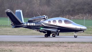 Cirrus SF50 Vision Jet TakeOff and Landing