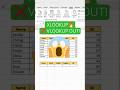 XLOOKUP Function in Excel 😱 | Replace VLOOKUP Easily | #shorts