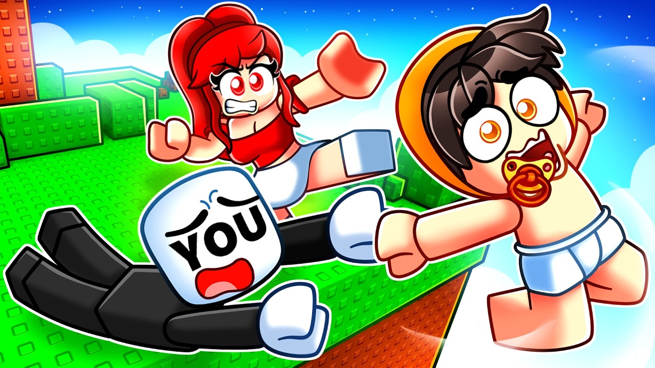 YOU Became BABY BODYGUARD in Roblox KICK THE BABY..