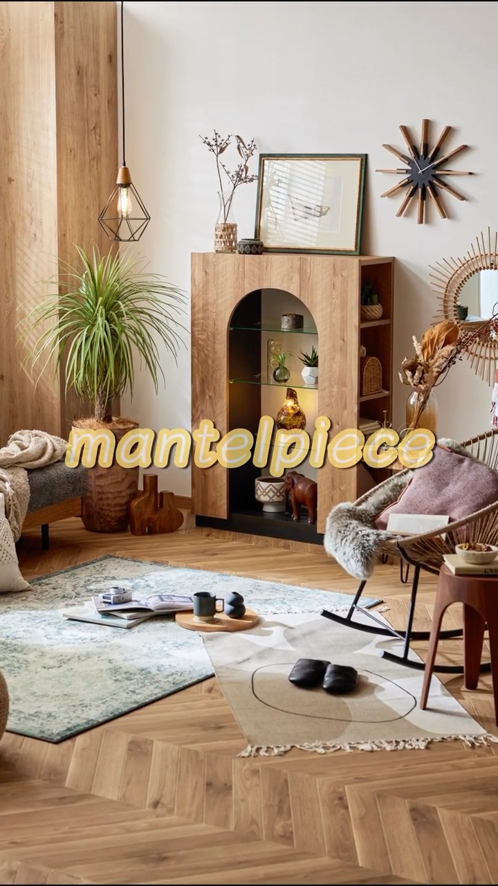 リビングにアーチのアクセントを『マントルピース』 #shorts #モーブル