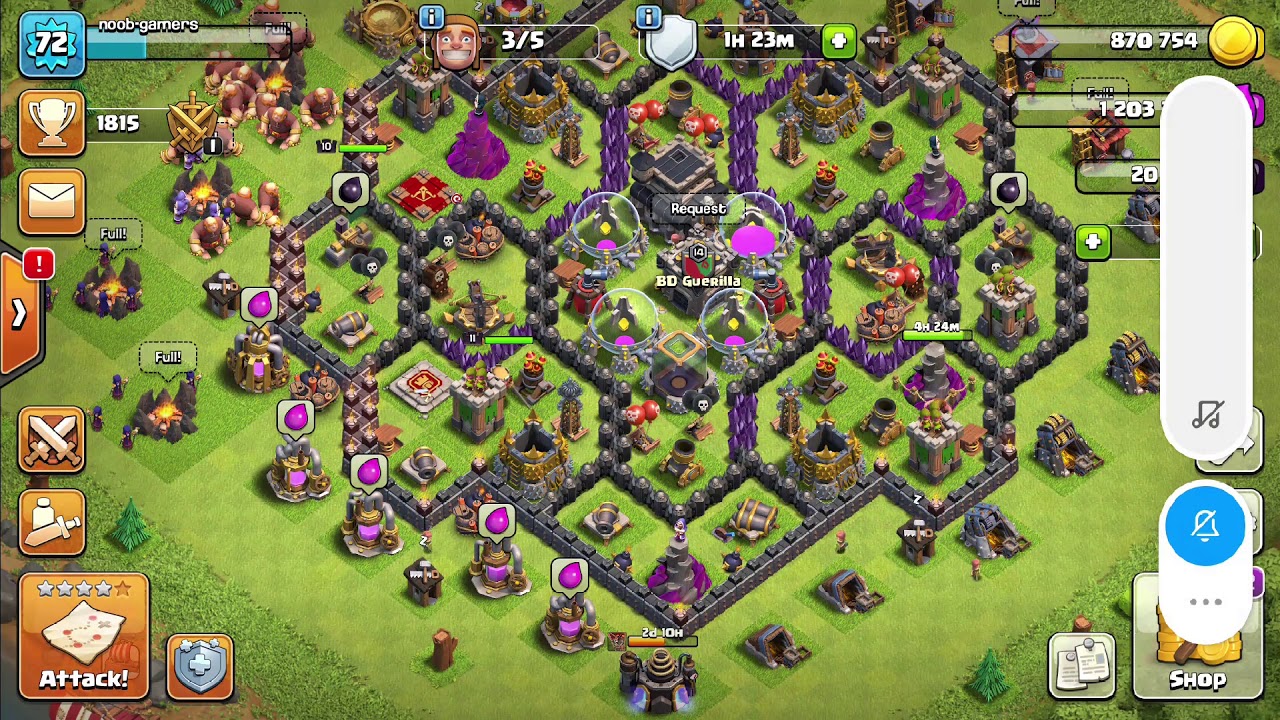 Clash of Clans Gameplay Part (203-216) !! - YouTube