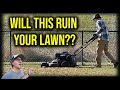 Can You Mow After Frost or Freezing Temps?? // Final Leaf Cleanup