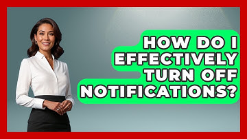 How Do I Effectively Turn Off Notifications? - Minimalist Home Life