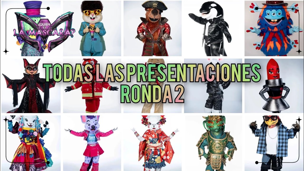 Todas las Presentaciones de la Ronda 2 de ¿Quien es la mascara? Mexico Temporada 7