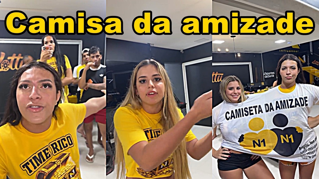 SAMIA E XCAMOSA DISCUTIRAM E FORAM PARA A CAMISA DA AMIZADE