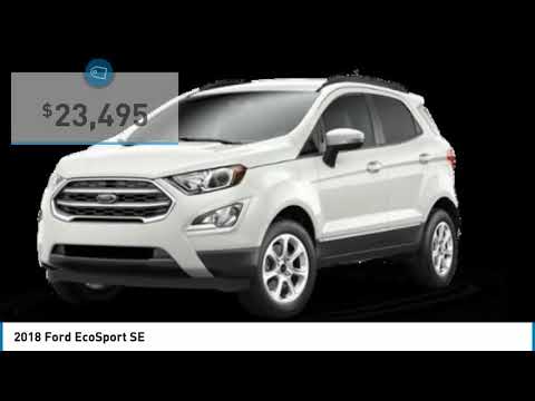 2018 Ford EcoSport SE New 181092 