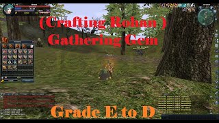 Rohan Online : Crafting Rohan Gathering GEM Grade E To D