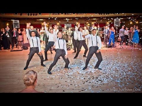 Pro Dancer Groom Surprises Ballerina Bride with Wedding Dance Mash Up