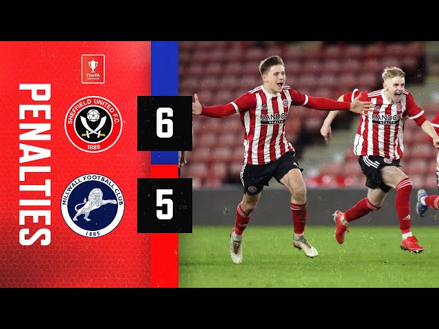 Sheffield United 6-5 Millwall  FA Youth Cup Penalty Shoot-Out Highlights 