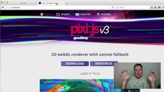[EvilTreeHouse] JavaScript Game Dev:  PIXI.js Foundation Video 01 screenshot 5