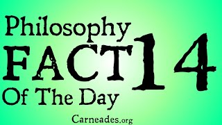Philosophy Fact of the Day 14 #Shorts
