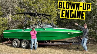 Surprising my WIFE with a FREE BOAT  Boat Restoration Part 1