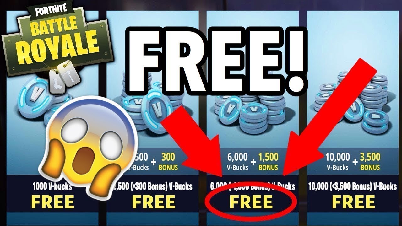 Free v bucks 2018