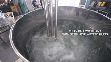 Batch High Shear Mixer | In-Tank Batch Mixer | Batch Homogenizer with lifting (Explosion Proof)