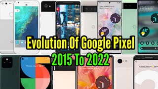 Evolution Of Google Smartphones 2015 To 2022 | Tech Evolution Wednesday's