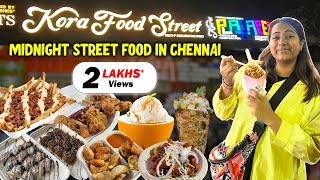 Kora Street Food, Chennai | Mini Pancakes , Fried Chicken, Momos, Fries & more | Ep-10