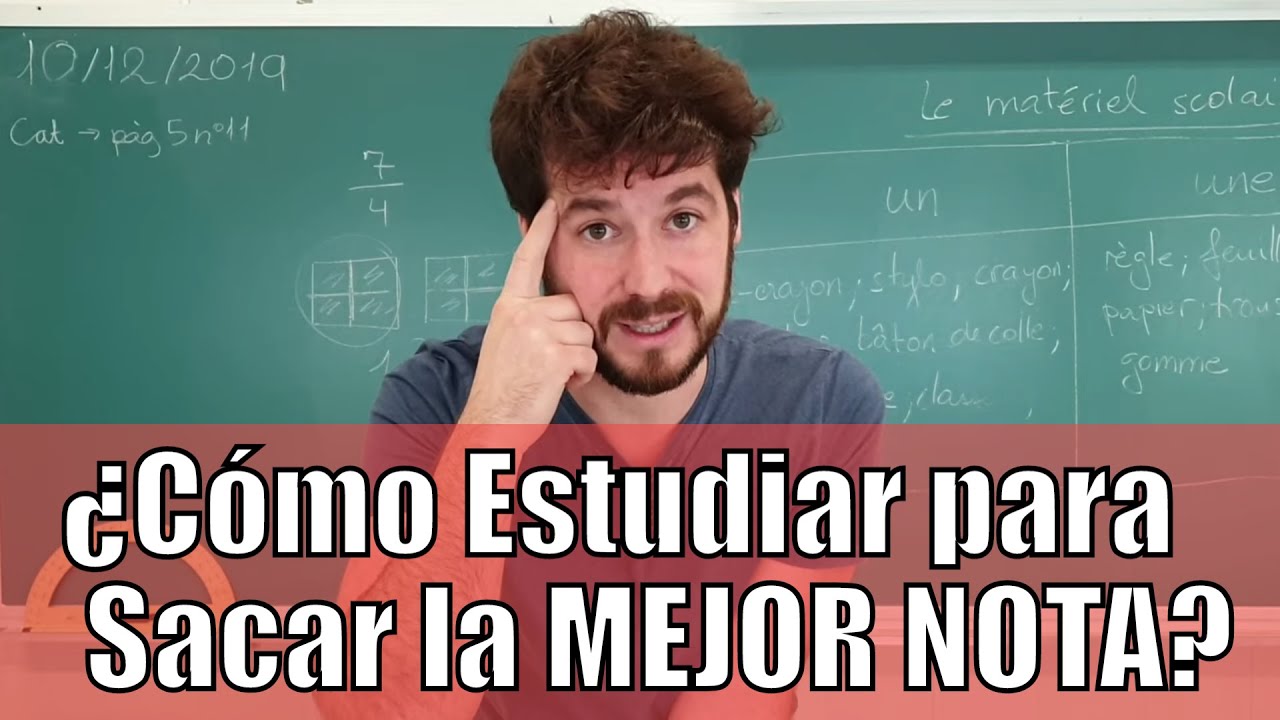 Cómo Estudiar Rápido y Bien para Un Examen | Saca la Mejor Nota para Aprobar Fácil Exámenes Test Día