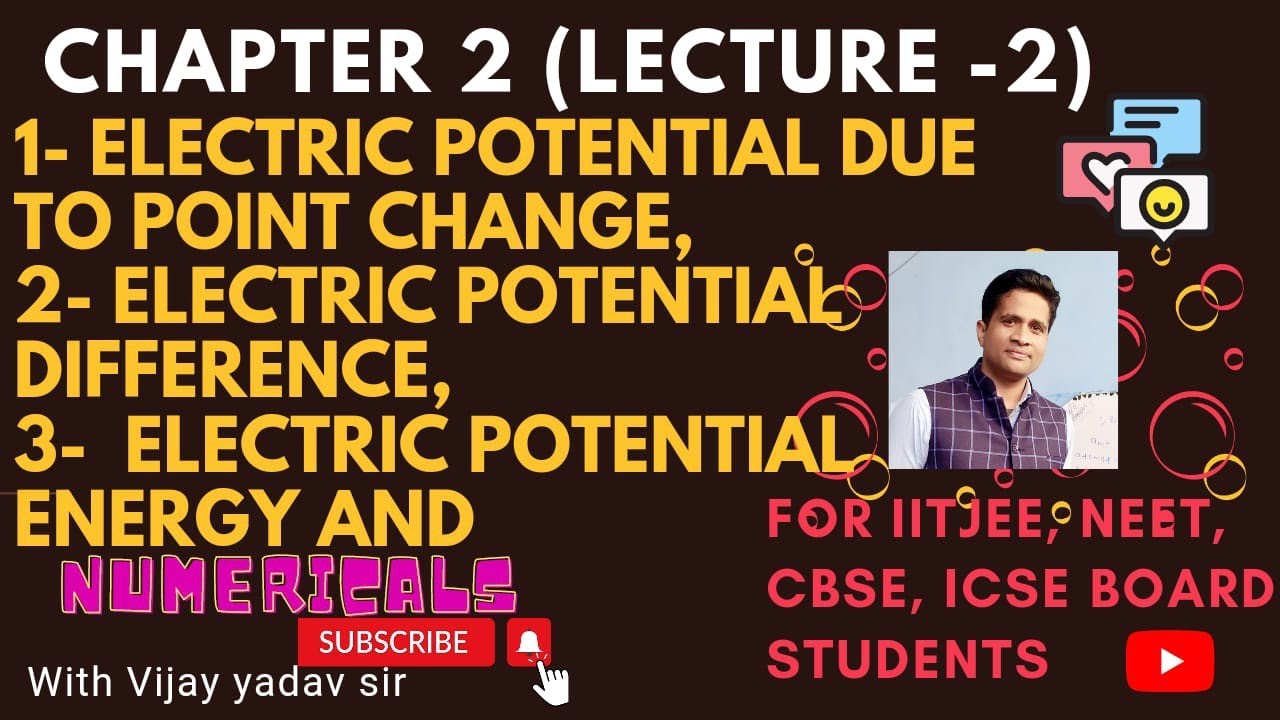 electric potential class 12, electric potential difference, electric