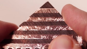 Bantam Tools CNC: Precise Copper + Walnut Escher Inlay with the Desktop PCB Milling Machine