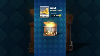 Gold Resource Cards💥📦The BIGGEST Opening Ever! 😱🔥 | GoldChest #02 💎✨#clashroyale #shorts #shortsfeed