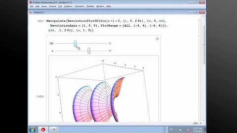 Dynamic Interfaces Q&A 2012: Is it possible to plot solids of revolution?