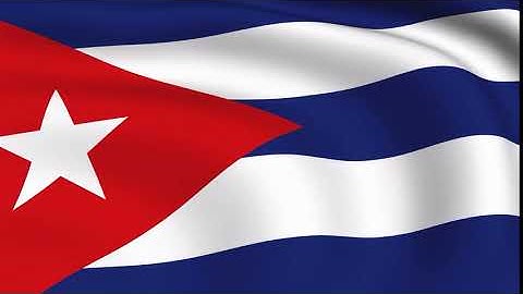 Cuba - Flying Flag Looped Video Background