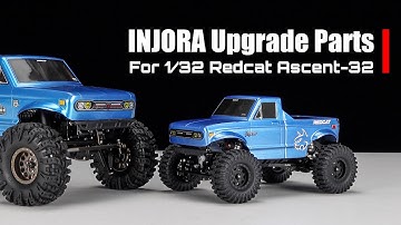 INJORA Upgrades for Redcat Ascent-32 | Brass Knuckles, Drive Shafts, Shocks, Links & More!