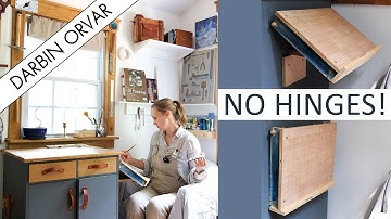 Foldable Drafting Table without Hinges // Quick Shop Project