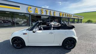 2006 MINI CABRIOLET 1.6 COOPER White for sale Castle Motors