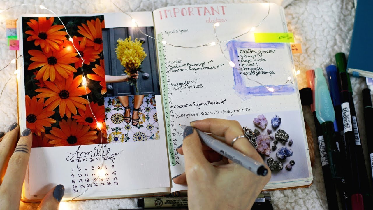 Agenda noua! Ianuarie-Mai 2018 | Bullet Journal | Anitanna