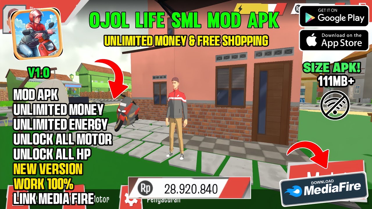 Download Ojol Life Simulator Mod Apk V1.0 Terbaru 2025 Unlimited
