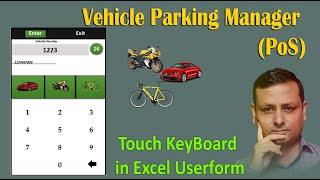 Vehicle Parking Manager (PoS) project in excel Userform | Excel VBA screenshot 5